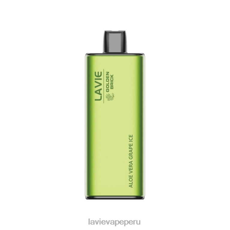 LAVIE GOLDEN BRICK 10000 bocanadas hielo de uva aloe vera 600LL51 - Lavie Vape Lima