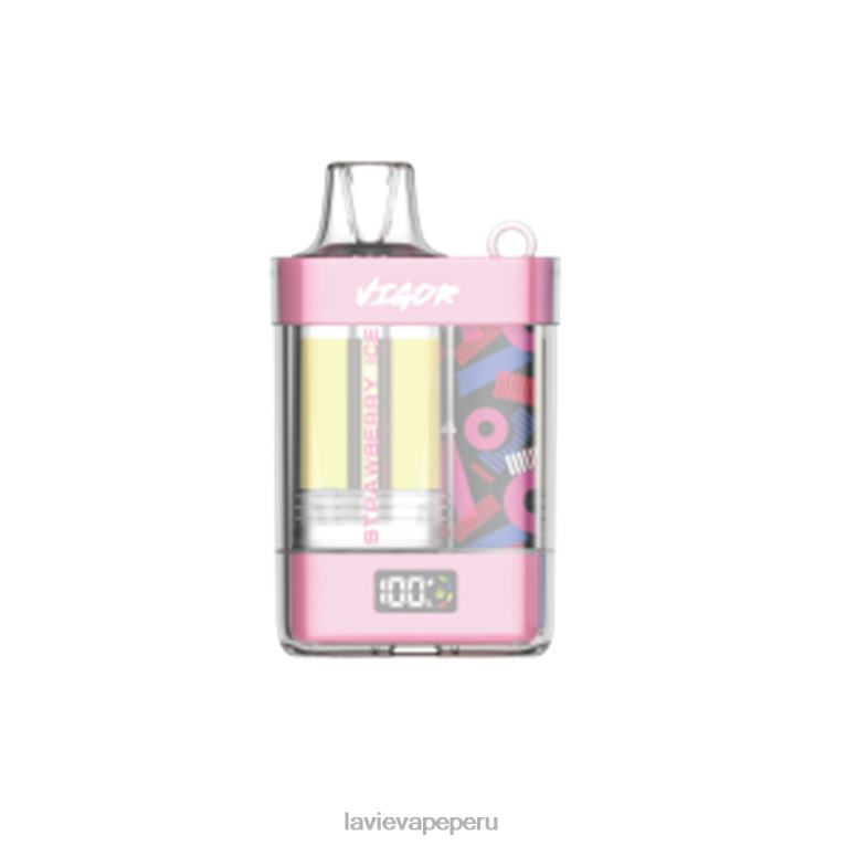 LAVIE VIGOR 15000 bocanadas hielo de fresa 600LL1 - Vape Lavie Precio