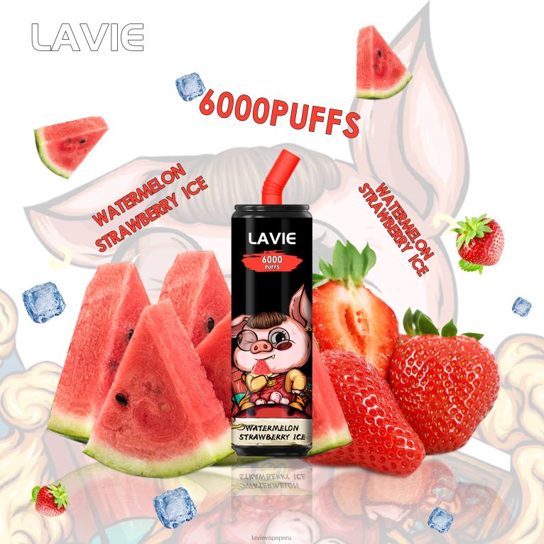 LAVIE Coke BAR 6000 bocanadas sandia fresa hielo 600LL267 - Lavie Vape Lima